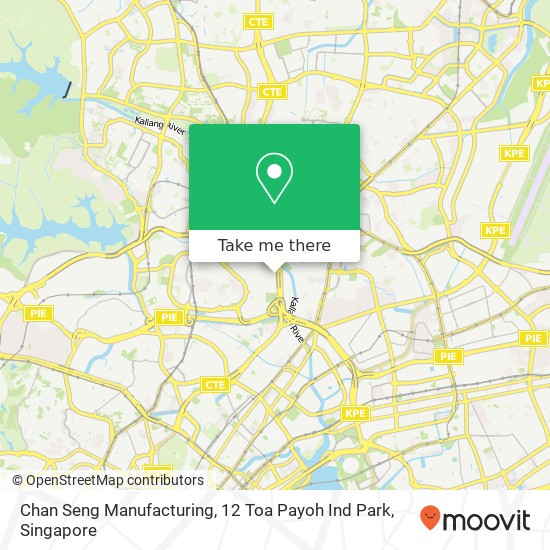 Chan Seng Manufacturing, 12 Toa Payoh Ind Park map