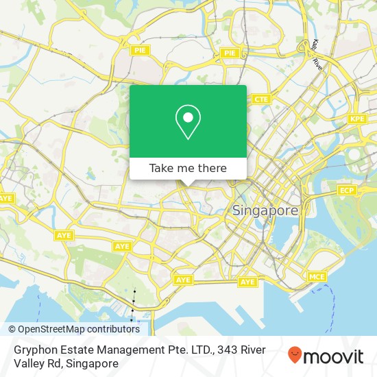 Gryphon Estate Management Pte. LTD., 343 River Valley Rd map