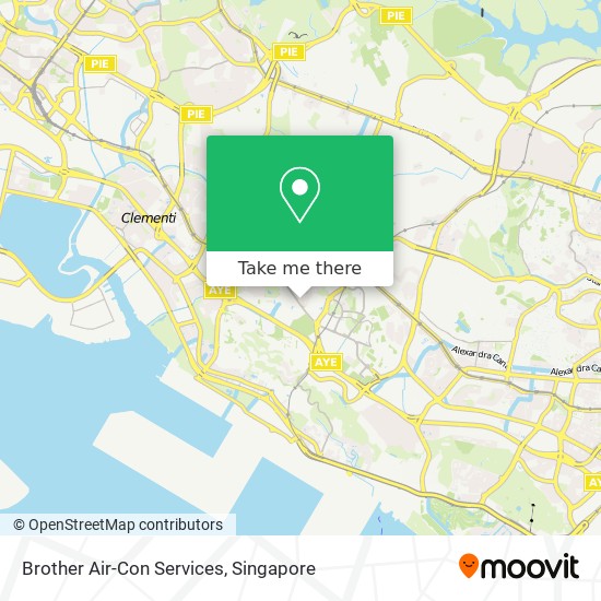 Brother Air-Con Services map