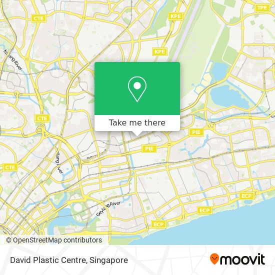 David Plastic Centre map