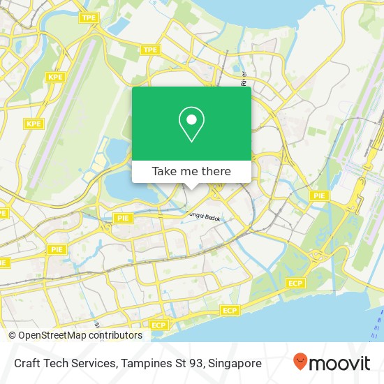 Craft Tech Services, Tampines St 93 map