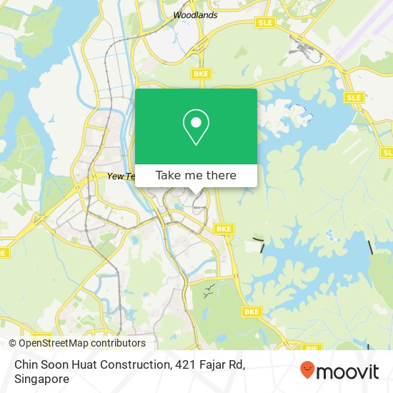 Chin Soon Huat Construction, 421 Fajar Rd map