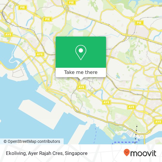 Ekoliving, Ayer Rajah Cres map