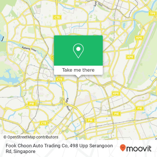 Fook Choon Auto Trading Co, 498 Upp Serangoon Rd地图