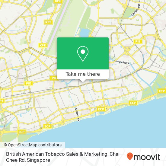 British American Tobacco Sales & Marketing, Chai Chee Rd map