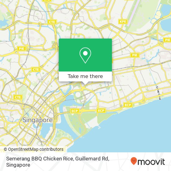 Semerang BBQ Chicken Rice, Guillemard Rd地图