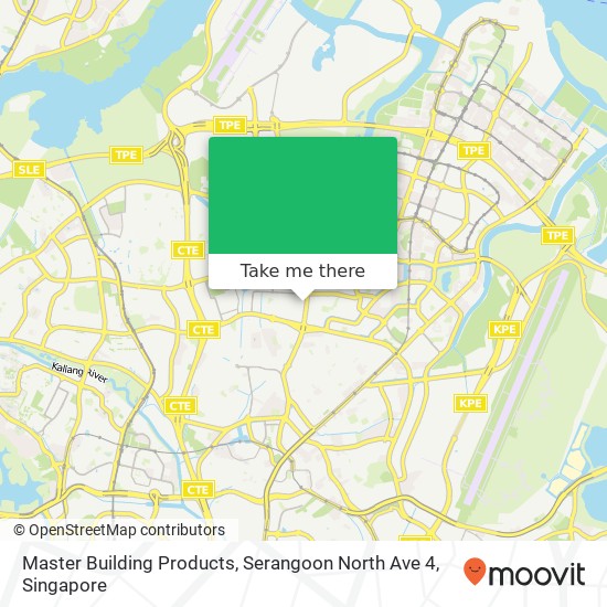 Master Building Products, Serangoon North Ave 4 map