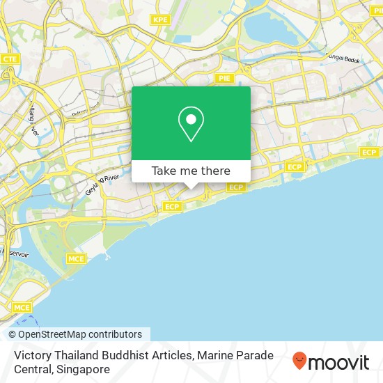 Victory Thailand Buddhist Articles, Marine Parade Central map