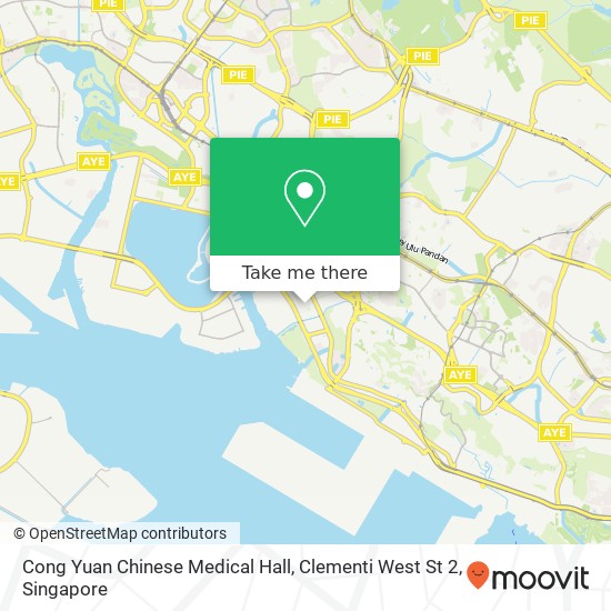 Cong Yuan Chinese Medical Hall, Clementi West St 2 map
