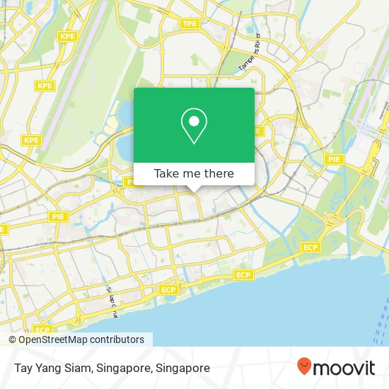 Tay Yang Siam, Singapore map