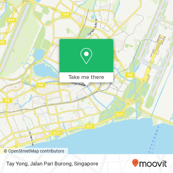 Tay Yong, Jalan Pari Burong map