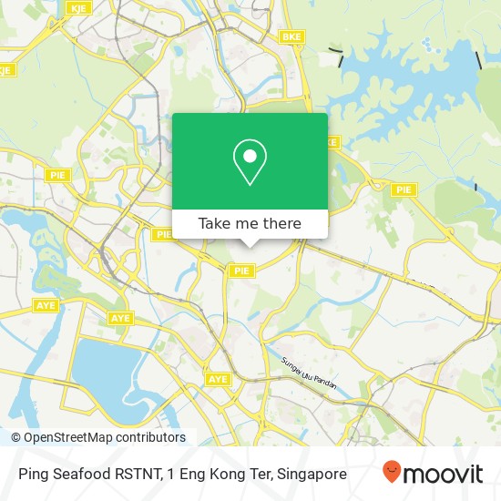 Ping Seafood RSTNT, 1 Eng Kong Ter地图