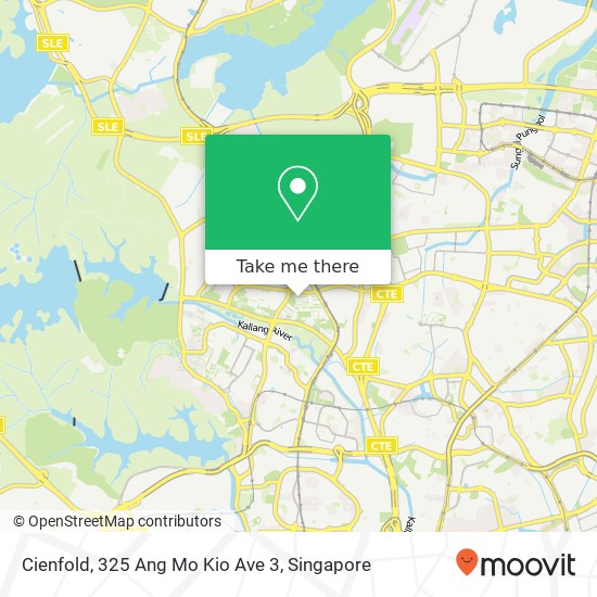 Cienfold, 325 Ang Mo Kio Ave 3地图