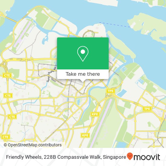 Friendly Wheels, 228B Compassvale Walk地图