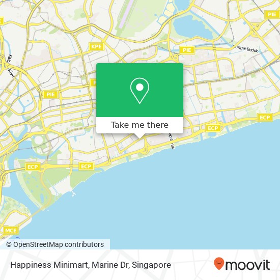 Happiness Minimart, Marine Dr地图