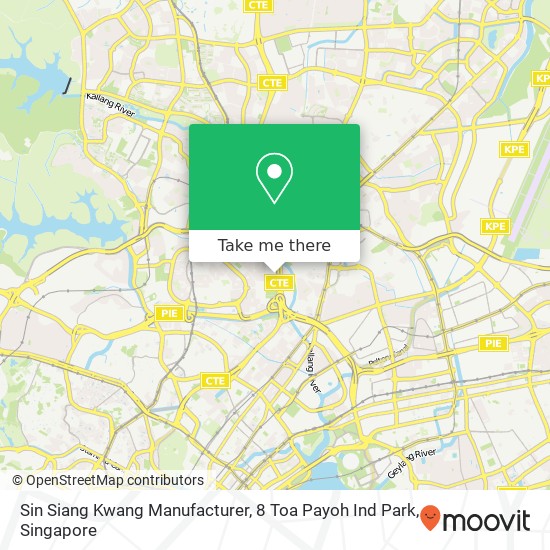 Sin Siang Kwang Manufacturer, 8 Toa Payoh Ind Park地图