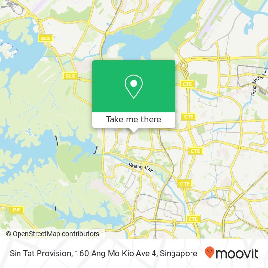 Sin Tat Provision, 160 Ang Mo Kio Ave 4 map