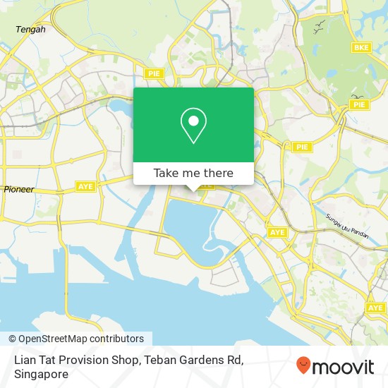 Lian Tat Provision Shop, Teban Gardens Rd map