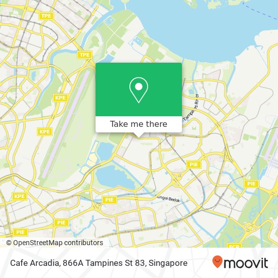 Cafe Arcadia, 866A Tampines St 83 map