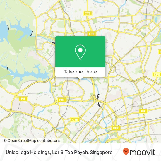 Unicollege Holdings, Lor 8 Toa Payoh map
