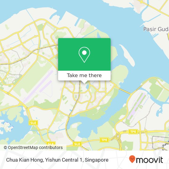 Chua Kian Hong, Yishun Central 1地图