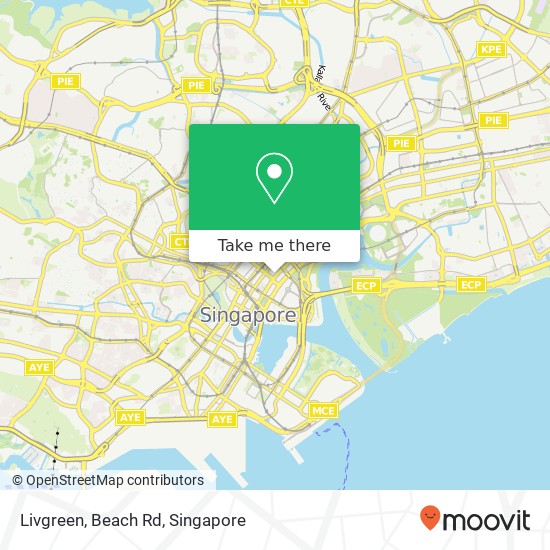 Livgreen, Beach Rd map