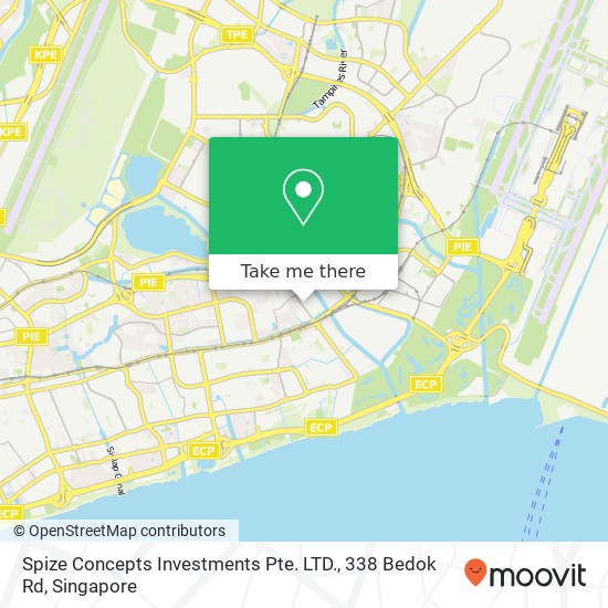 Spize Concepts Investments Pte. LTD., 338 Bedok Rd map