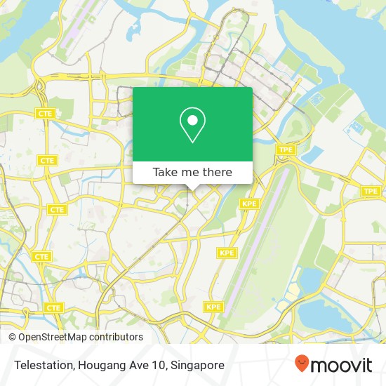 Telestation, Hougang Ave 10 map