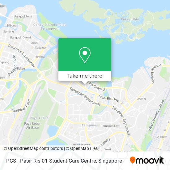 PCS - Pasir Ris 01 Student Care Centre map