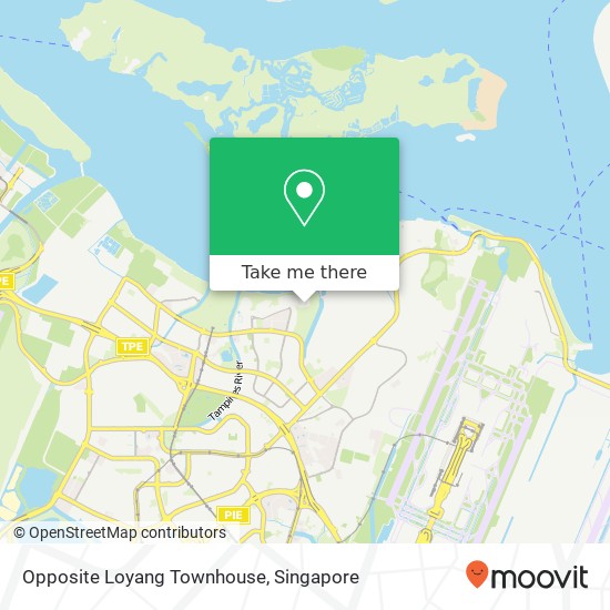 Opposite Loyang Townhouse map