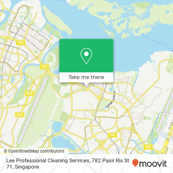 Lee Professional Cleaning Services, 782 Pasir Ris St 71地图