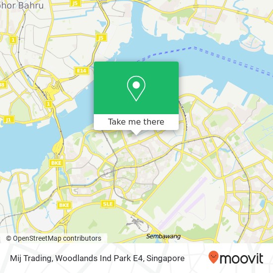 Mij Trading, Woodlands Ind Park E4地图