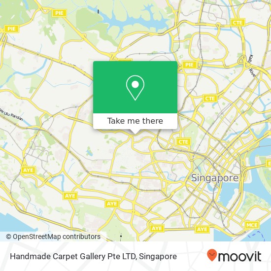 Handmade Carpet Gallery Pte LTD, Tanglin Rd map