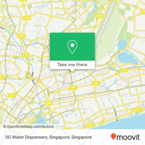 SG Water Dispensers, Singapore map