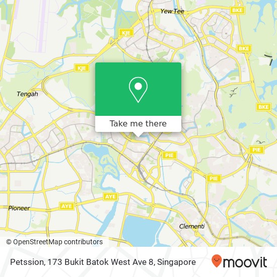 Petssion, 173 Bukit Batok West Ave 8 map