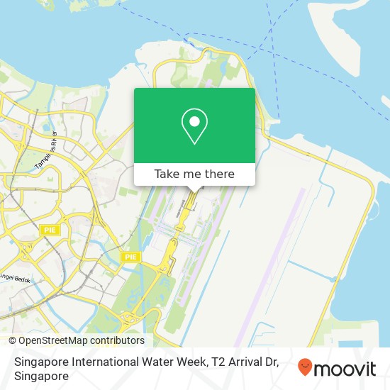 Singapore International Water Week, T2 Arrival Dr地图