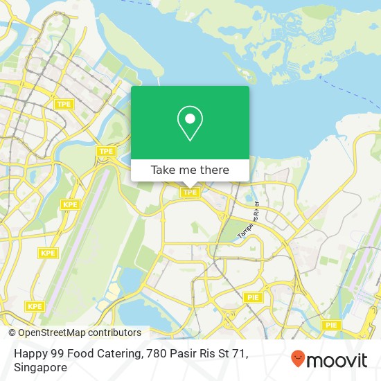 Happy 99 Food Catering, 780 Pasir Ris St 71 map
