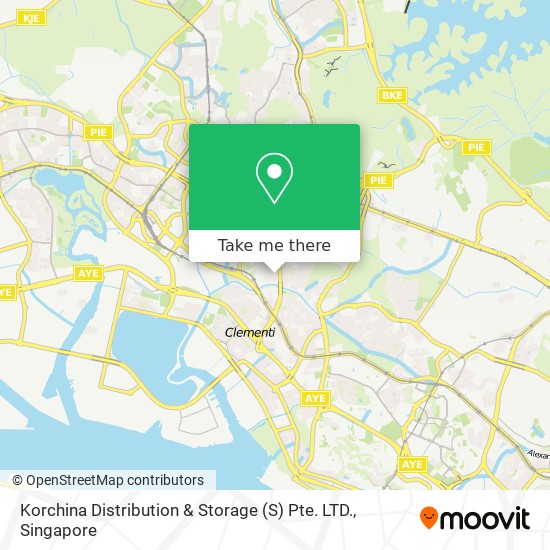 Korchina Distribution & Storage (S) Pte. LTD. map