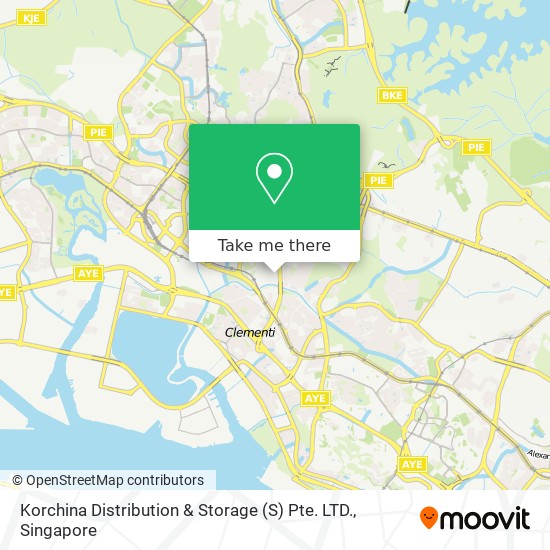 Korchina Distribution & Storage (S) Pte. LTD.地图