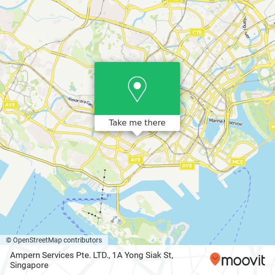 Ampern Services Pte. LTD., 1A Yong Siak St地图