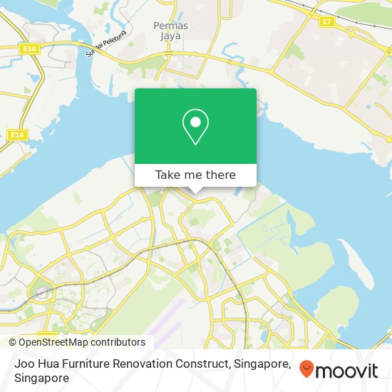 Joo Hua Furniture Renovation Construct, Singapore map