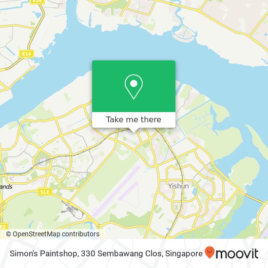 Simon's Paintshop, 330 Sembawang Clos地图