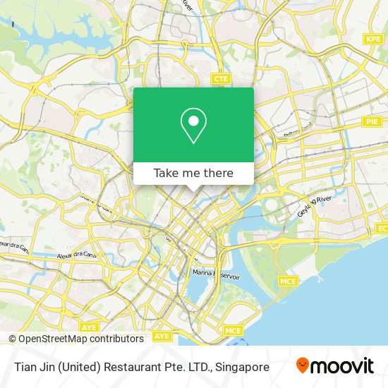 Tian Jin (United) Restaurant Pte. LTD. map