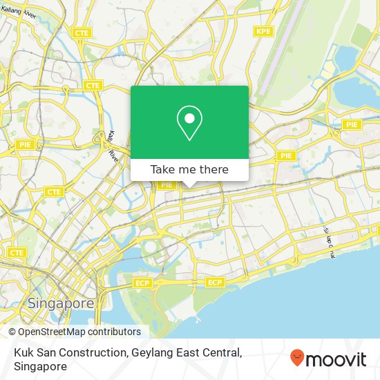 Kuk San Construction, Geylang East Central map