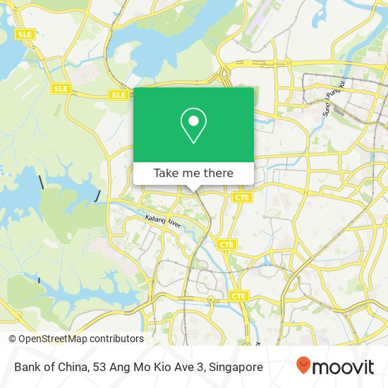 Bank of China, 53 Ang Mo Kio Ave 3 map