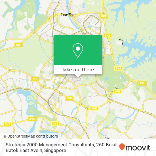 Strategia 2000 Management Consultants, 260 Bukit Batok East Ave 4 map