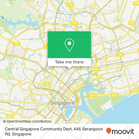 Central Singapore Community Devt, 446 Serangoon Rd地图