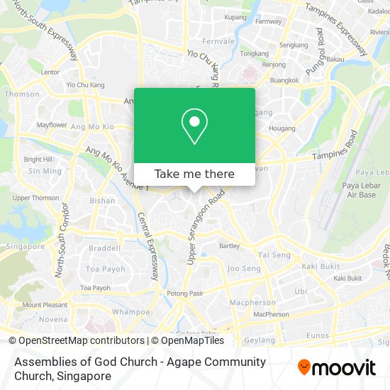 Assemblies of God Church - Agape Community Church map