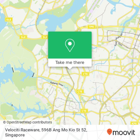 Velociti Raceware, 596B Ang Mo Kio St 52地图