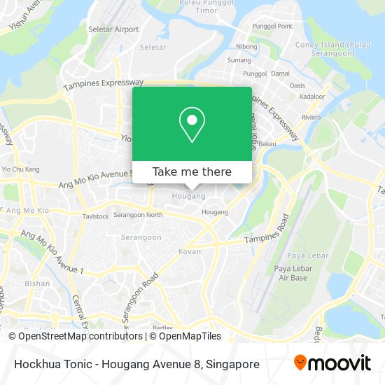Hockhua Tonic - Hougang Avenue 8 map